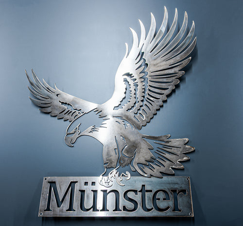 Wandbild Münster mit Adler
